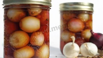 Рецепт Маринованного лука на зиму