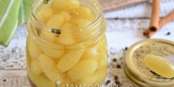 Рецепт маринованного винограда