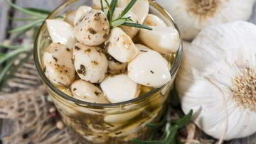 Рецепт Маринованного зубчиками чеснок