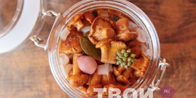 Рецепт маринованных лисичек
