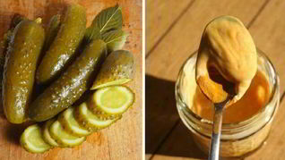 Рецепт Маринованных огурцов с куркумой и горчицей