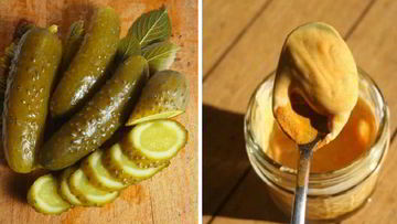 Рецепт Маринованных огурцов с куркумой и горчицей