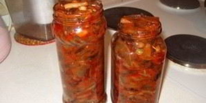 Рецепт маринованных опят в томатном соусе