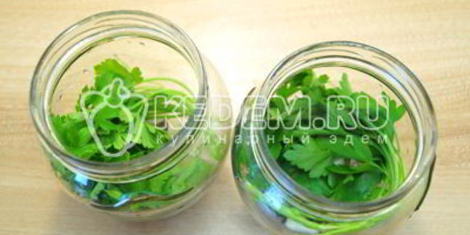 Рецепт маринованных помидоров черри с петрушкой