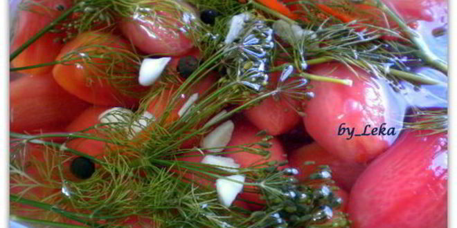 Рецепт маринованных помидоров в стиле ню