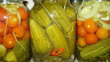 Рецепт Острых маринованных огурчиков на зиму