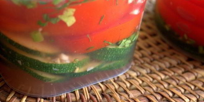 Рецепт овощей суточного маринования