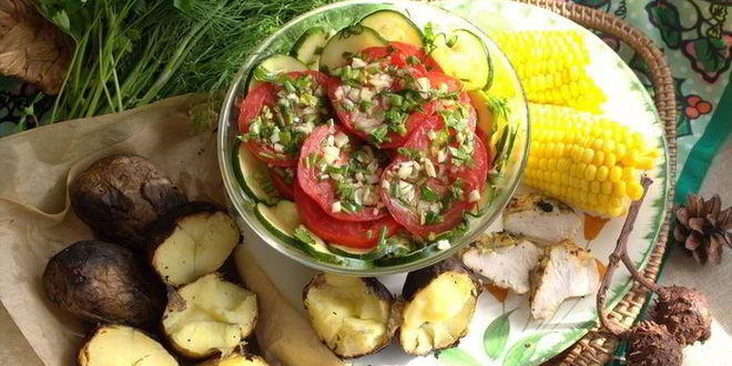 Рецепт овощей суточного маринования