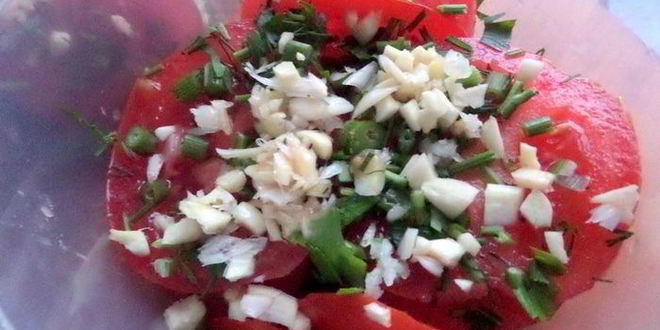 Рецепт овощей суточного маринования