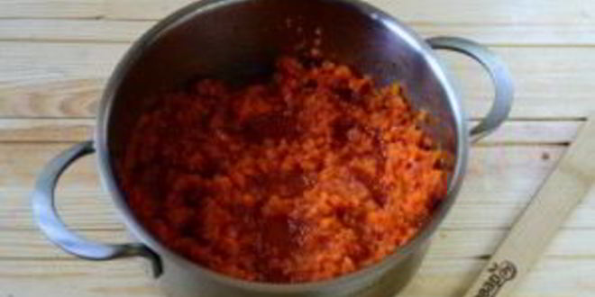 Рецепт морковной икры на зиму