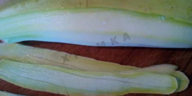 Рецепт мороженных кабачков