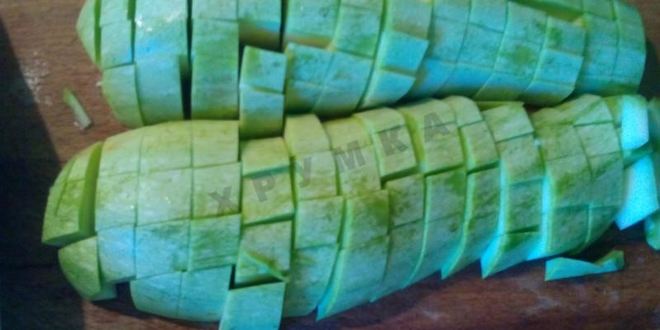 Рецепт мороженных кабачков