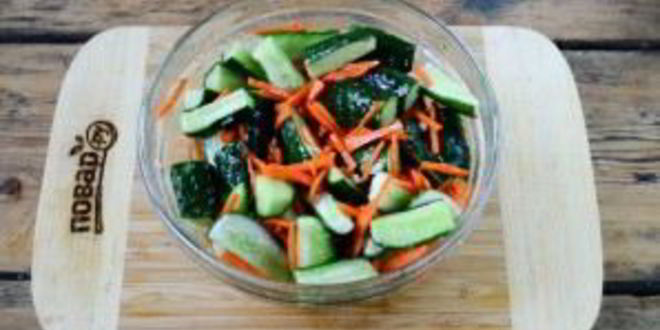 Рецепт огурцов по-корейски на зиму