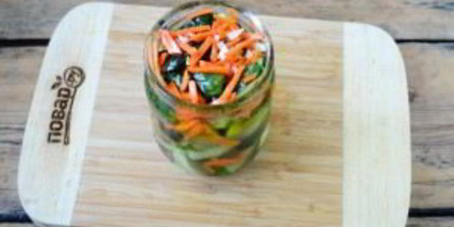 Рецепт огурцов по-корейски на зиму