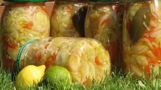 Рецепт Огурцов с перцем на зиму