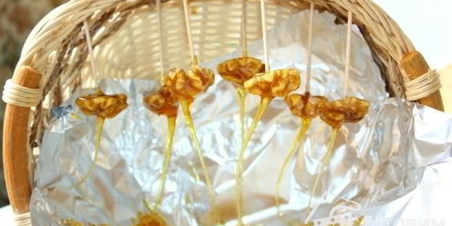 Рецепт орехов в карамели