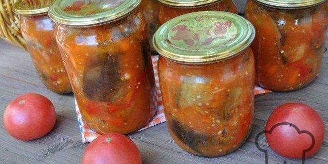 Рецепт перца с баклажанами на зиму