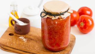 Рецепт Перца в томатном соусе на зиму