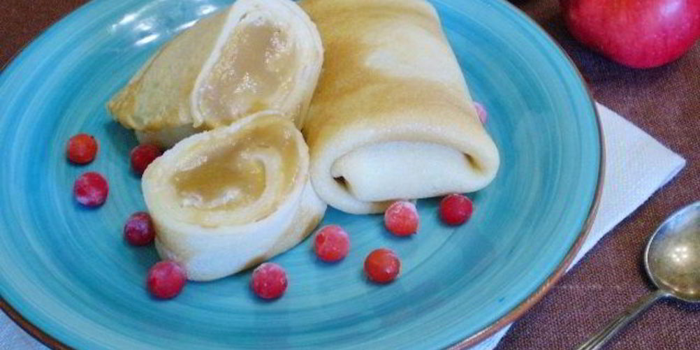 Как приготовить блинчики с повидлом