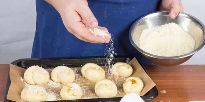 Рецепт булочек с повидлом