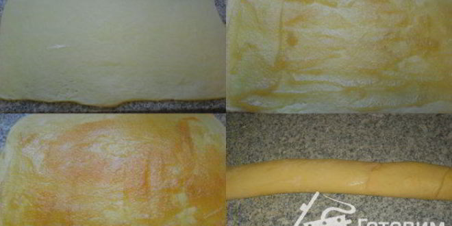Рецепт дрожжевых рулетиков с яблочным повидлом