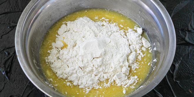 Рецепт песочной полоски с повидлом