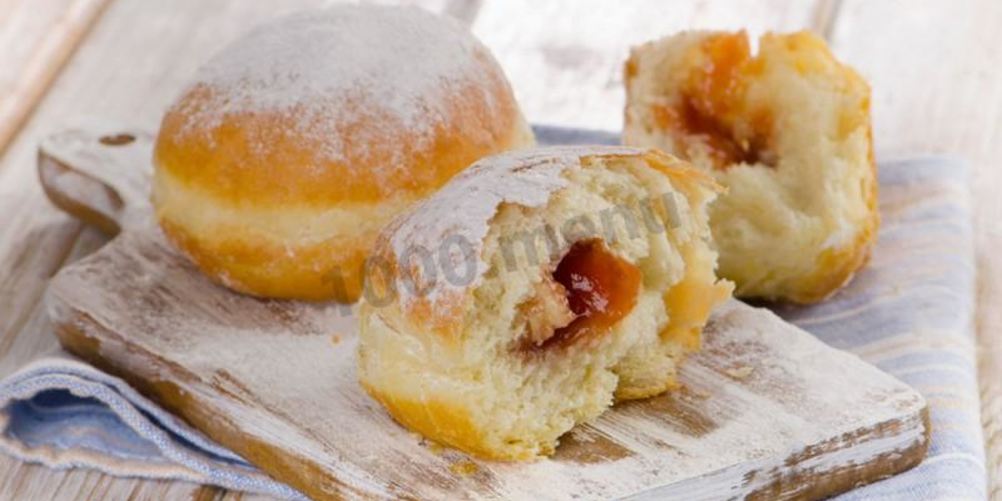 Как приготовить пончики с повидлом
