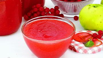 Рецепт Повидла из яблок и калины