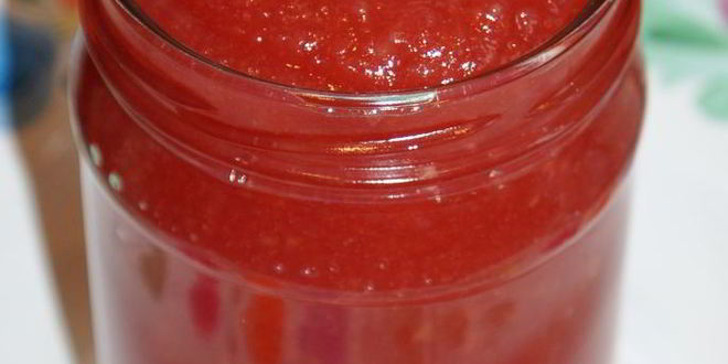 Рецепт яблочного повидла с красной смородиной