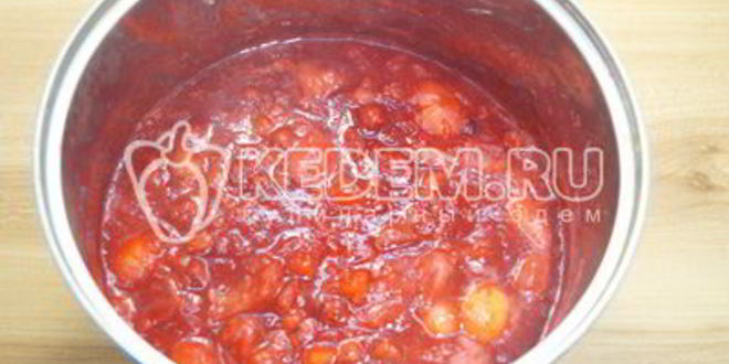 Рецепт яблочного повидла с вишней бабушкино