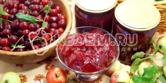 Рецепт яблочного повидла с вишней бабушкино