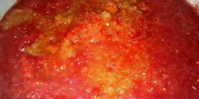 Рецепт приправы из помидоров и перца болгарского