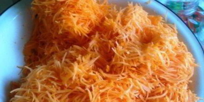 Рецепт приправы из томатов и моркови