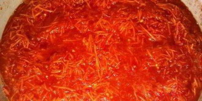 Рецепт приправы из томатов и моркови