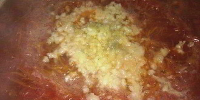 Рецепт приправы из томатов и моркови