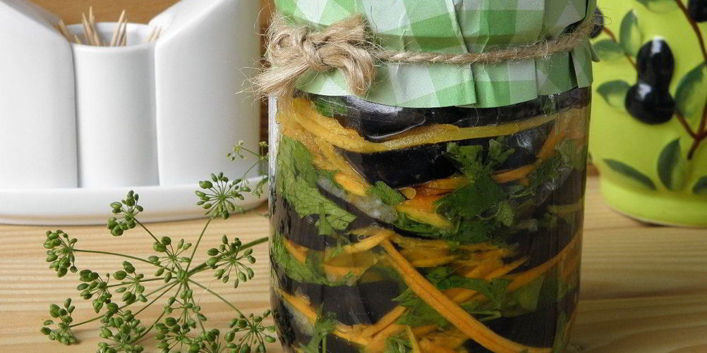 Как приготовить синенькие с морковкой и чесноком на зиму