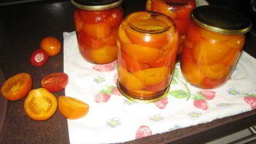 Рецепт Консервированных помидоров Кусочек лета