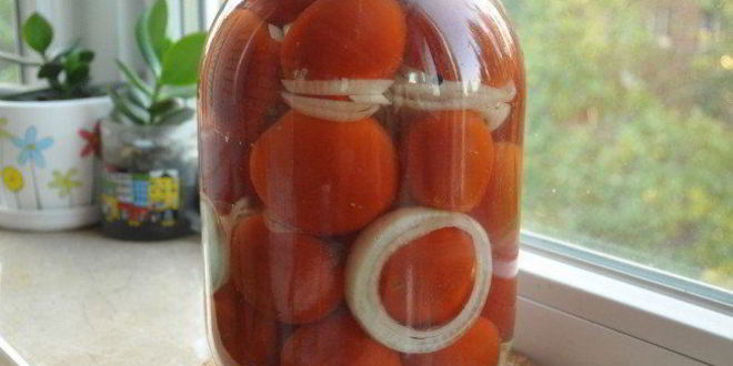 Рецепт консервированных помидоров пальчики оближешь