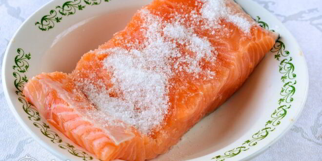 Рецепт малосоленой семги