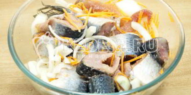 Рецепт малосольной селедки