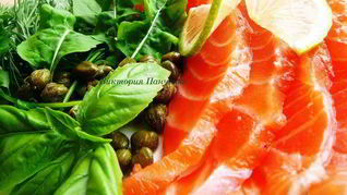 Рецепт Малосольной семги