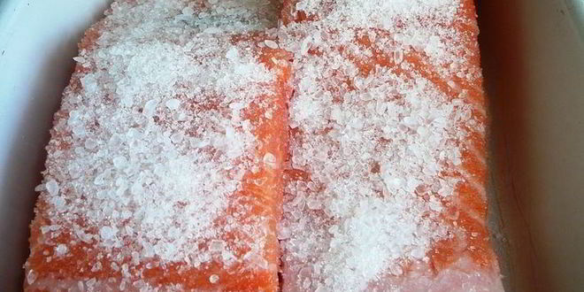 Рецепт малосольной семги