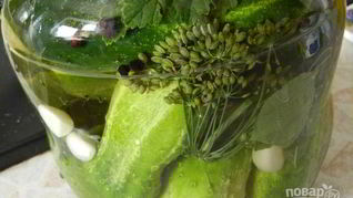Рецепт Малосольных огурцов на зиму
