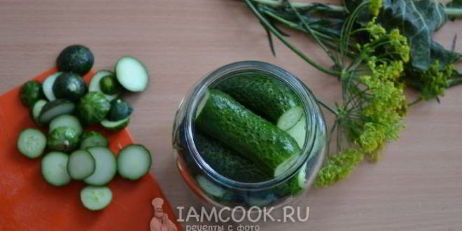Рецепт малосольных огурцов в банке