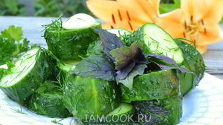 Рецепт Малосольных огурцов за 5 минут