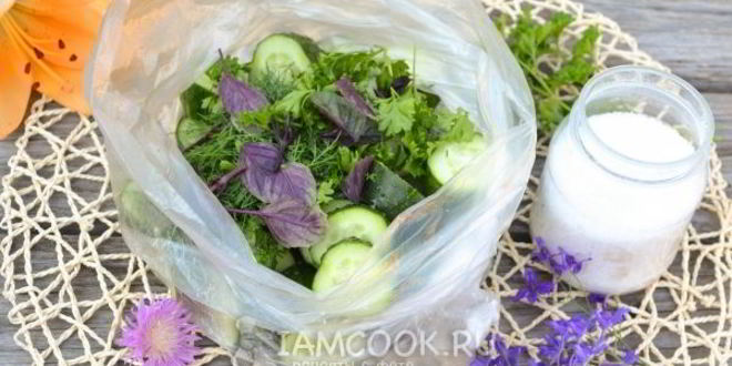 Рецепт малосольных огурцов за 5 минут