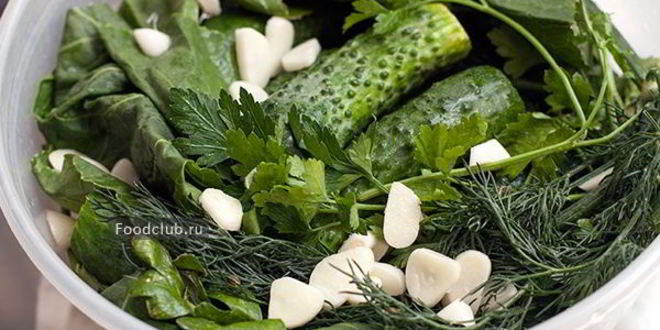 Рецепт малосольных огурцов