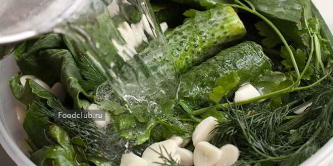 Рецепт малосольных огурцов