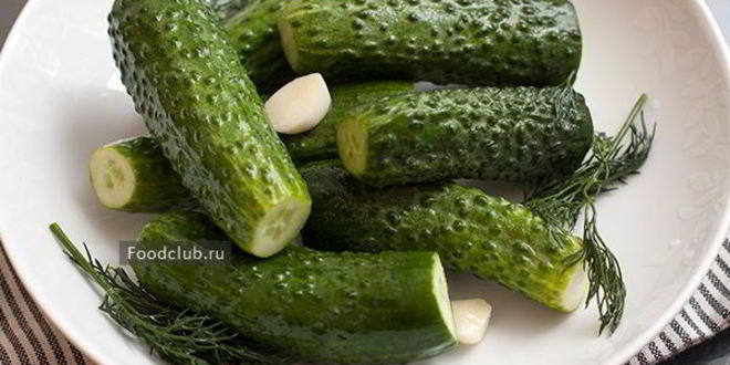 Рецепт малосольных огурцов