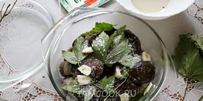 Рецепт малосольных подберезовиков